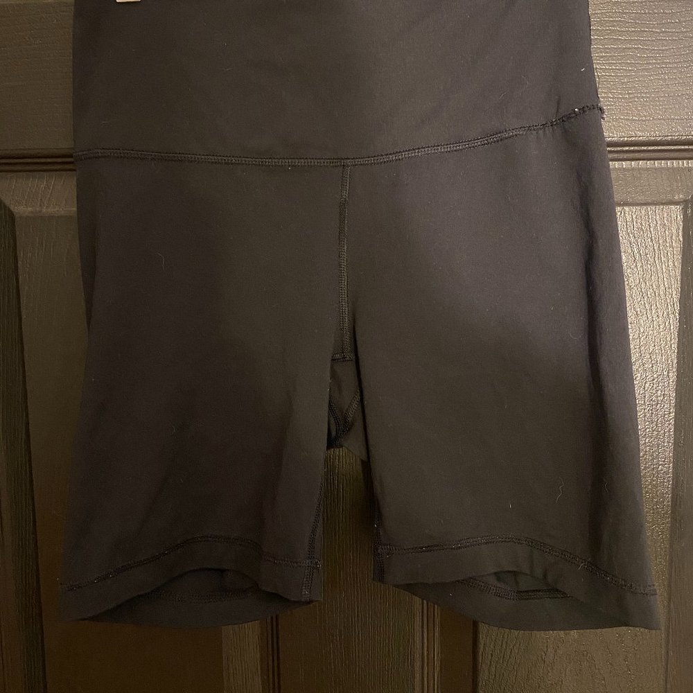 black spandex shorts